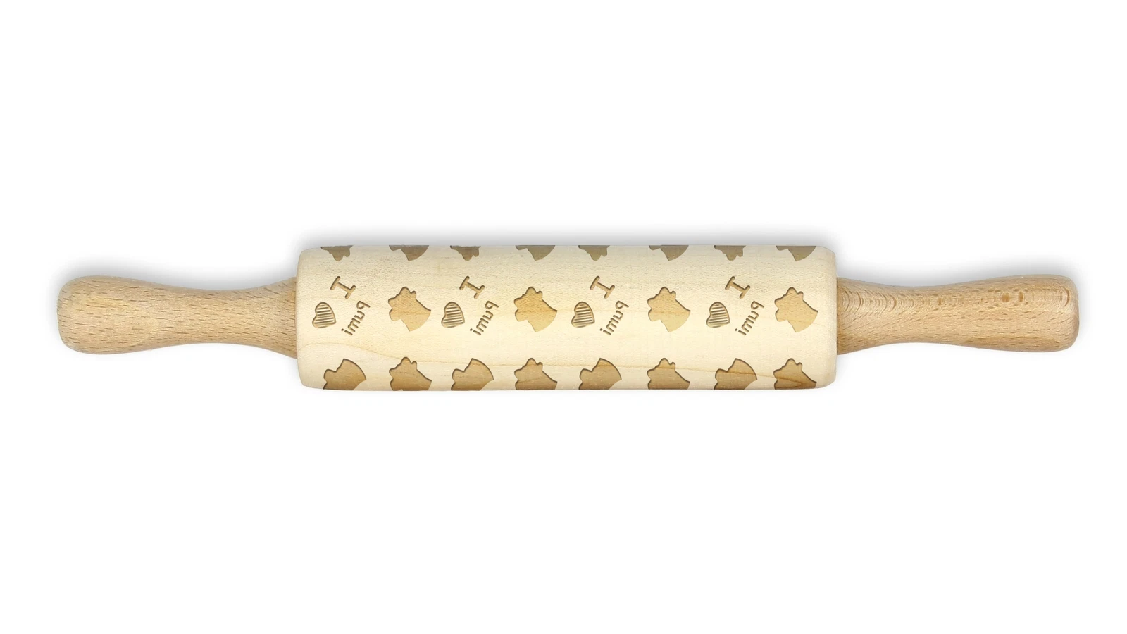 Pumi Roller With Small Dog Head Art-Dog