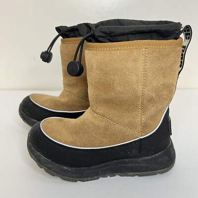 UGG Kirby Boots Waterproof Leather Suede Snow Rain Chestnut  display picture 3