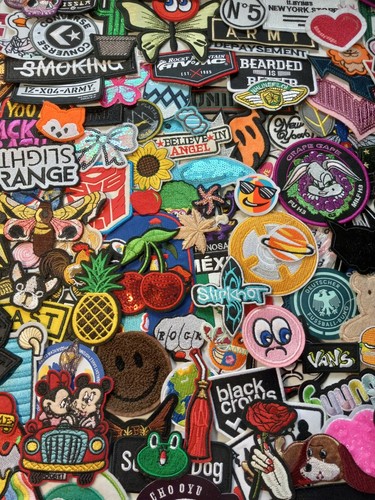 10 MIXED IRON on and SEW on patches. Huge patch lot ships USA free! Appliques - Picture 9 of 12