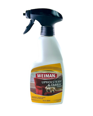 Weiman Upholstery and Fabric Cleaner Tough Stains and Allergens Remover 12 fl oz