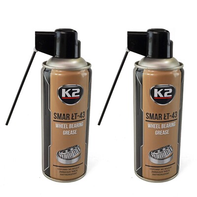 2x K2 Lithium Radlager Mehrzweckfett Wheel Bearing Grease 400 ml