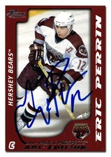 Eric Perrin - Signed 2003-04 Pacific AHL Prospects Card #39