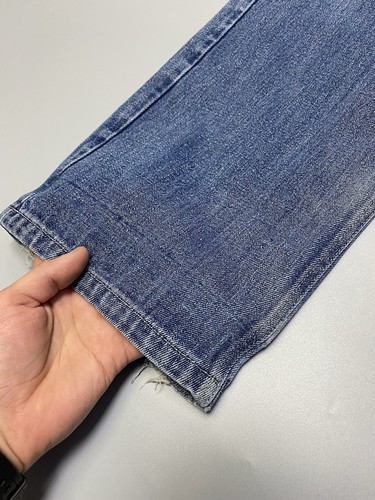Vintage Makaveli Distressed 2Pac Denim Jeans Size 34 Blue Denim - Picture 8 of 22