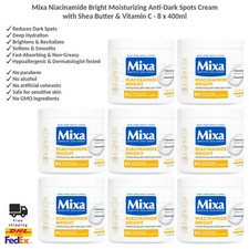 Mixa Niacinamide Bright Moisturizing Anti-Dark Spots Cream with Shea Butter x8