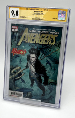 Avengers #9 (2018) CGC SS 9.8 - Signed by Jason Aaron *KEY