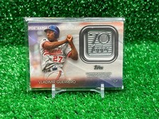 2021 Topps 70th Anniversary Manufactured Logo Vladimir Guerrero Patch HOF DJ