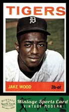 1964 Topps - Jake Wood - #272 - #229 Charley Lau Wrong Back