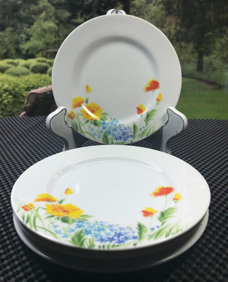 VTG "Just Spring" Bread and Butter/Dessert Plates Imperial China By W