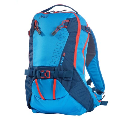 MILLET Unisex Steep 22 Rucksack – 22 Liter, Für Freeride-Ski, Mit Schaufel- & Sondenfach, Skiträger
