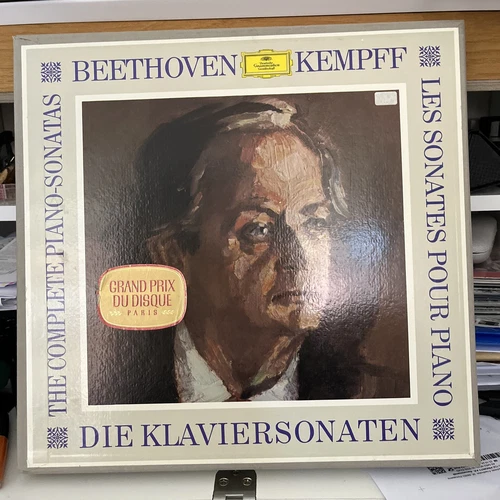 BEETHOVEN DIE KLAVIERSONATEN 11 LP BOX WILHELM KEMPFF 2710f