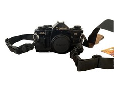 Canon A-1 Black 35mm Film Camera with Camera Bag Plus More