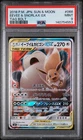 PSA 9 Eevee & Snorlax GX 066/095 SM9 Tag Bolt Pokemon Card Japanese 2018 TCG