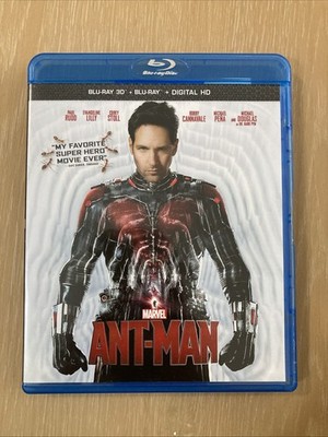 Ant Man 2015 Blu Ray 3D + Blu Ray Paul Rudd MARVEL 