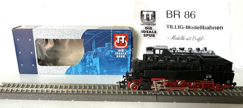 TILLIG TT Dampflok BR 86 759, "Usedom" 02246 EPIII Lichtwechsel Lok läuft OVP | Condition: Gebraucht