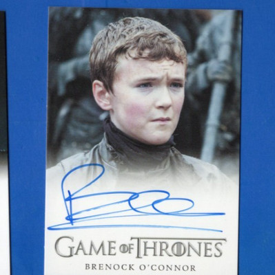 Game Of Thrones Brenock o'Connor as Olly Full Bleed Autograph Card