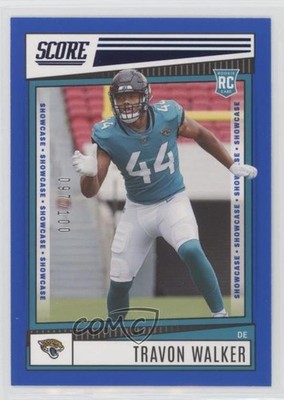 2022 Score Rookies Showcase 97/100 Travon Walker #340 Rookie RC 1kk
