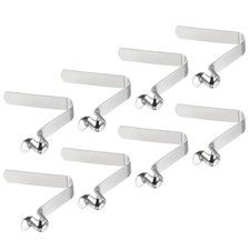 8pcs Kayak Paddle Snaps Hollow Button Single Pin Lock Tube Spring Clips 8.3x8mm