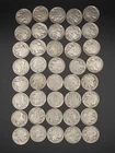 US Buffalo Nickels (1934-1937) Full Roll 40 Coins Circulated Copper-Nickel