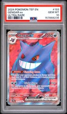 2024 POKEMON TEF EN-TEMPORAL FORCES ULTRA RARE #193 GENGAR EX PSA 10 on eBay