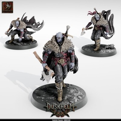 Vampire Duskhelm Huscarls Vampire Warriors DND Miniatur TTRPG Resin Figur 32mm