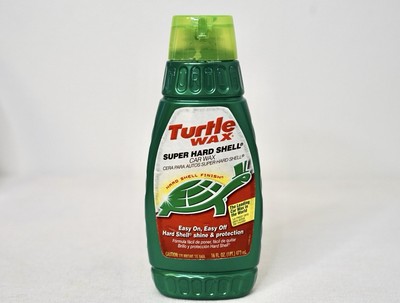 Vintage TURTLE WAX Super Hard Shell 16 Oz Car Wax Shine Protect ~90% Full