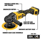 NEW DEWALT DCM849B 20V MAX* XR Cordless Polisher, Rotary, Variable Speed, 7-Inch