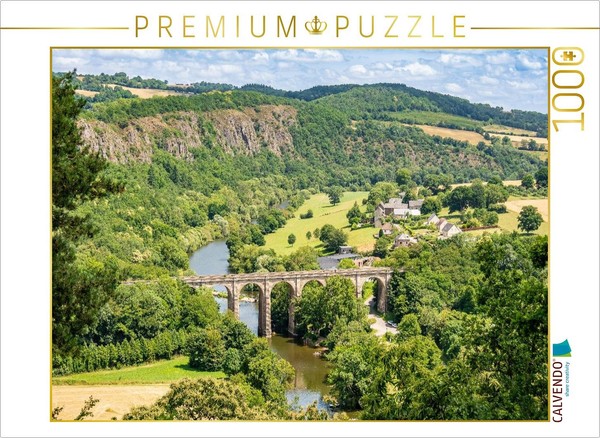 Calvendo Puzzle Clecy Viaduct | 1000 Pieces, Finished Size 25.2 × 18.9 In (64 ×-image