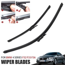 For BMW 4 Series 2013-2020 Front Windscreen Wiper Blades Set 24"/18" Replacement