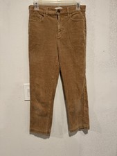 Made and Loved LOFT Corduroy High Waist Skinny Pants Size 4 27 Light Brown