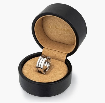 Bvlgari B.Zero1 Band Ring in 18K White Gold, 9.7g, size 7; with box