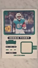 2022 Contenders Football Erik Ezukanma Green Rookie Ticket Jersey #RTS-EEZ