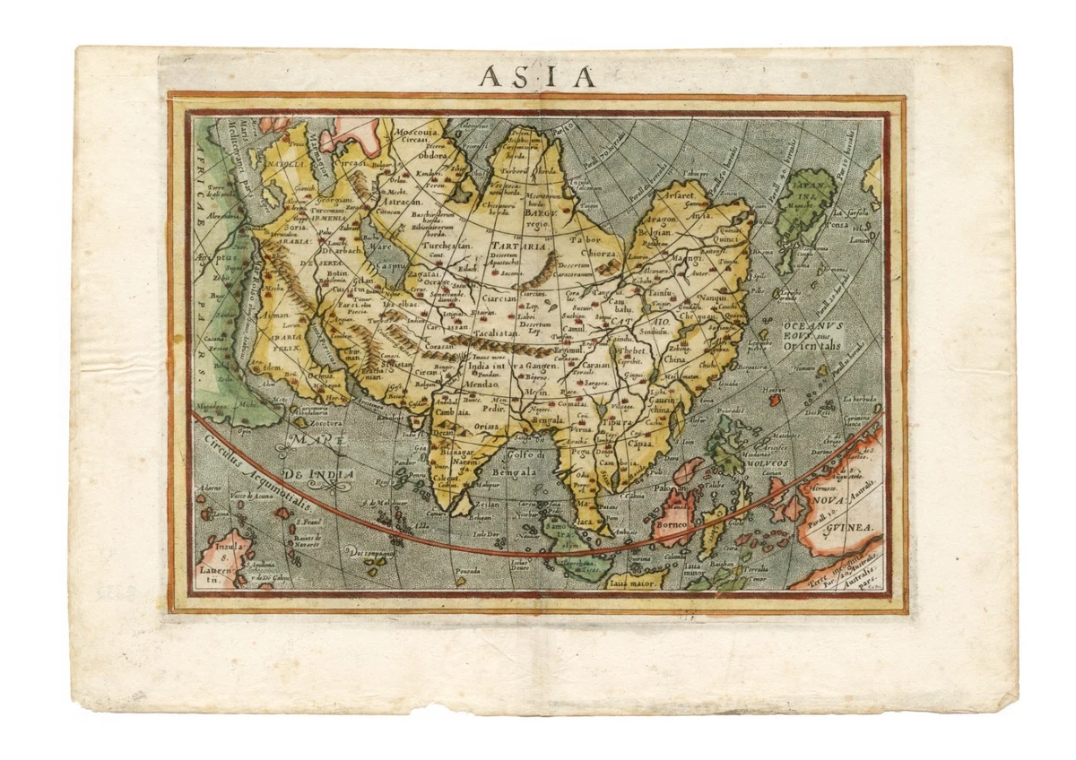 古色古香的亚洲地图及地图册中国1800-1899 日期范围| eBay