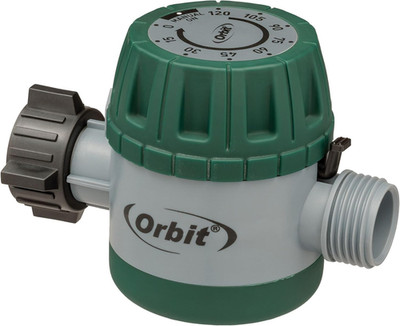 Orbit Mechanical Water Timer - Adjustable Irrigation Shutoff for Lawn & Garden W