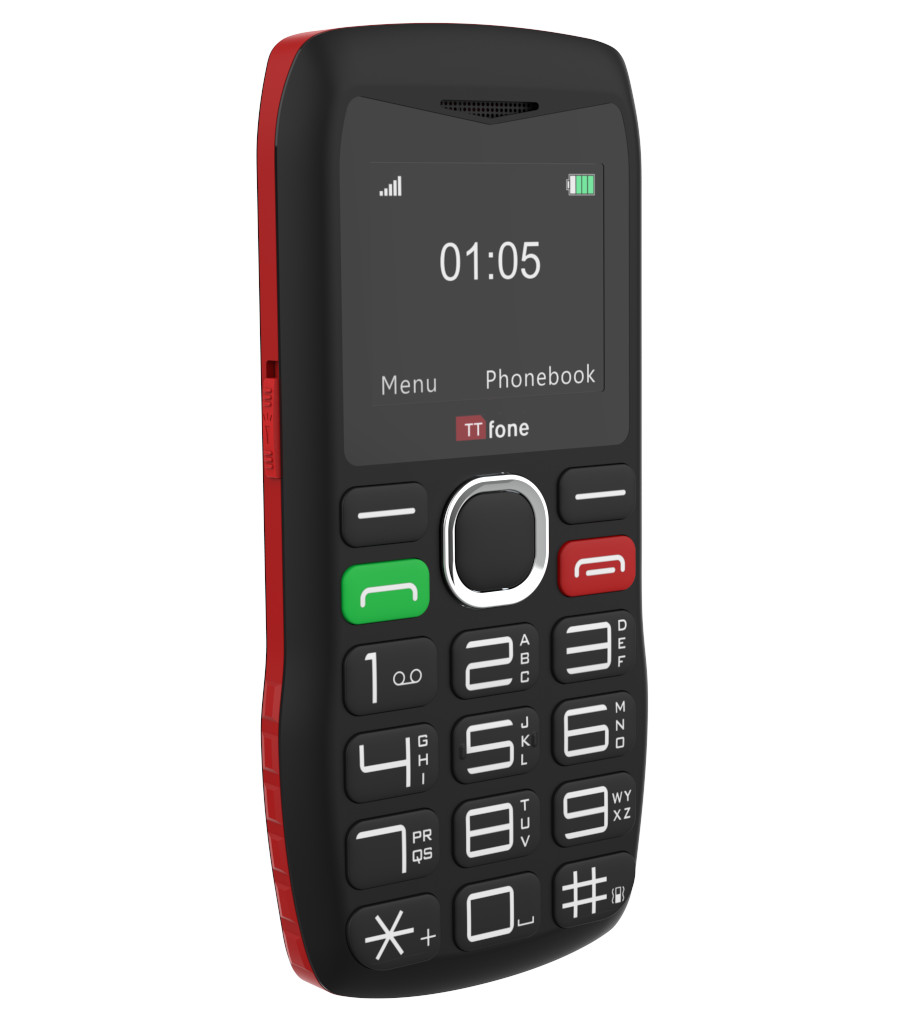 TTfone TT880 Big Button Mobile Phone | Easy-to-Use Senior Phone + USB-C Cable