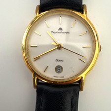 Maurice Lacroix Quarz Analog Uhr Datumsanzeig...
