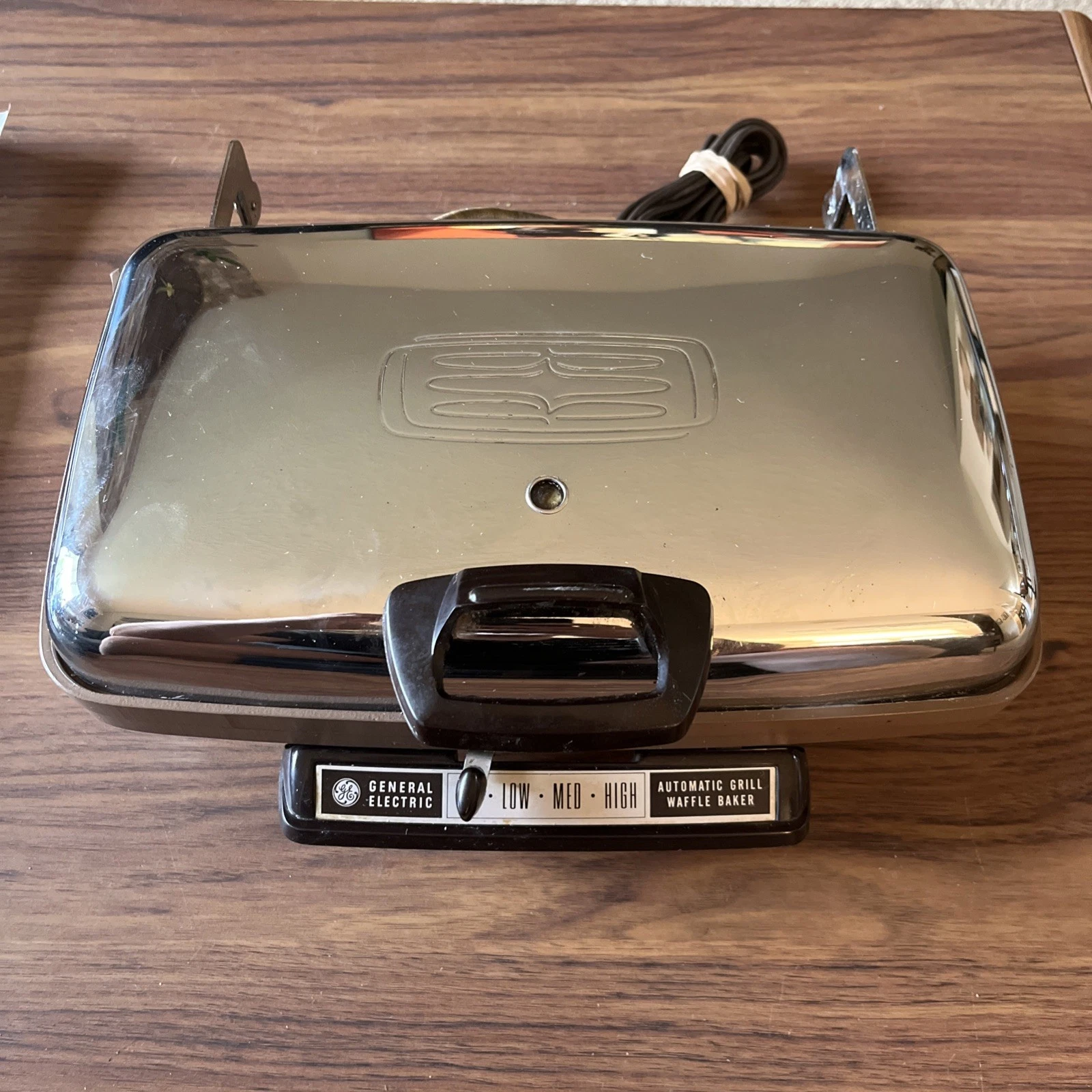 VTG GE Waffle Maker Griddle Tested And Working - Read Description