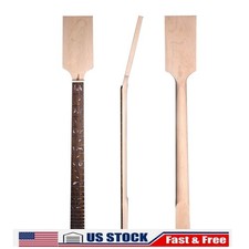 24 Fret Maple Bass Guitar Neck 34inch Vine Inlay Rosewood Fretboard Bolt on Heel