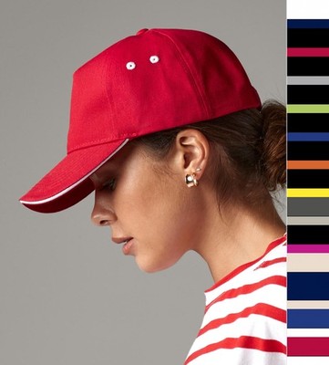 2er Pack Herren Baseball Cap Ultimate 5 Panel Baumwolle Sandwichschirm Beechfiel
