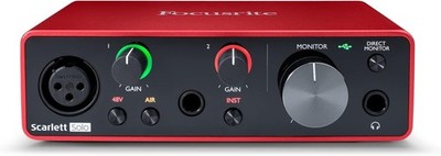 Scarlett Solo 3. Gen USB Audio Interface, Studioqualität Sound für Musik & Podc
