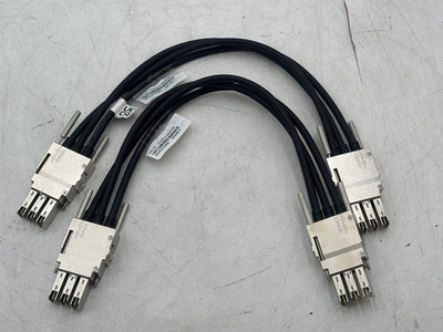 Lot of 2 Cisco Stacking Cable 800-40403-01 REV A0 STACK-T1-50CM