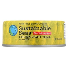 Chunk Light Tuna In Water, No Salt Added, 5 oz (142 g)
