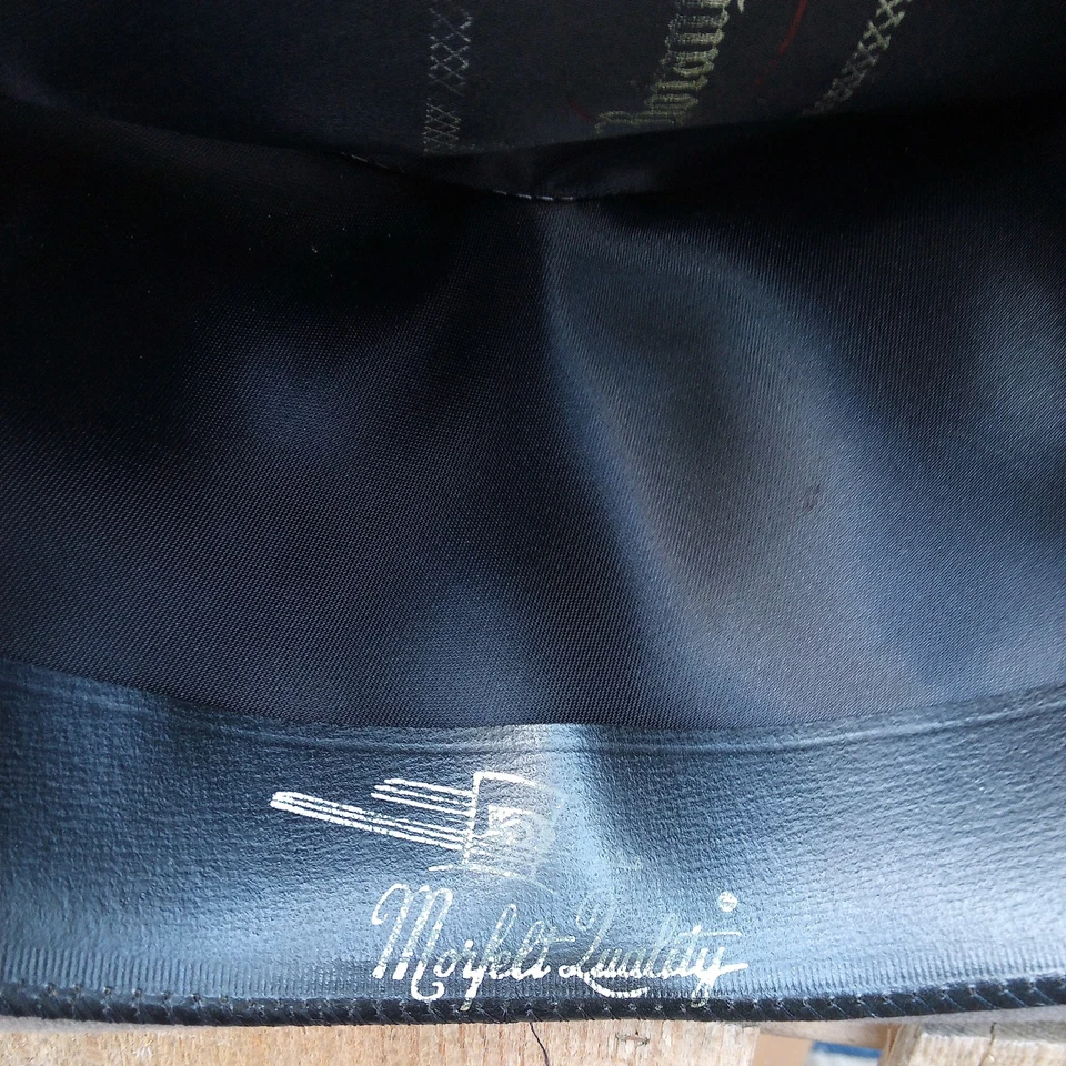 Sombrero Fedora de Lana Bollman De Colección - Talla Mediana - BOTÁNICA 500 Emplumado EE. UU. Foto 4 de 4