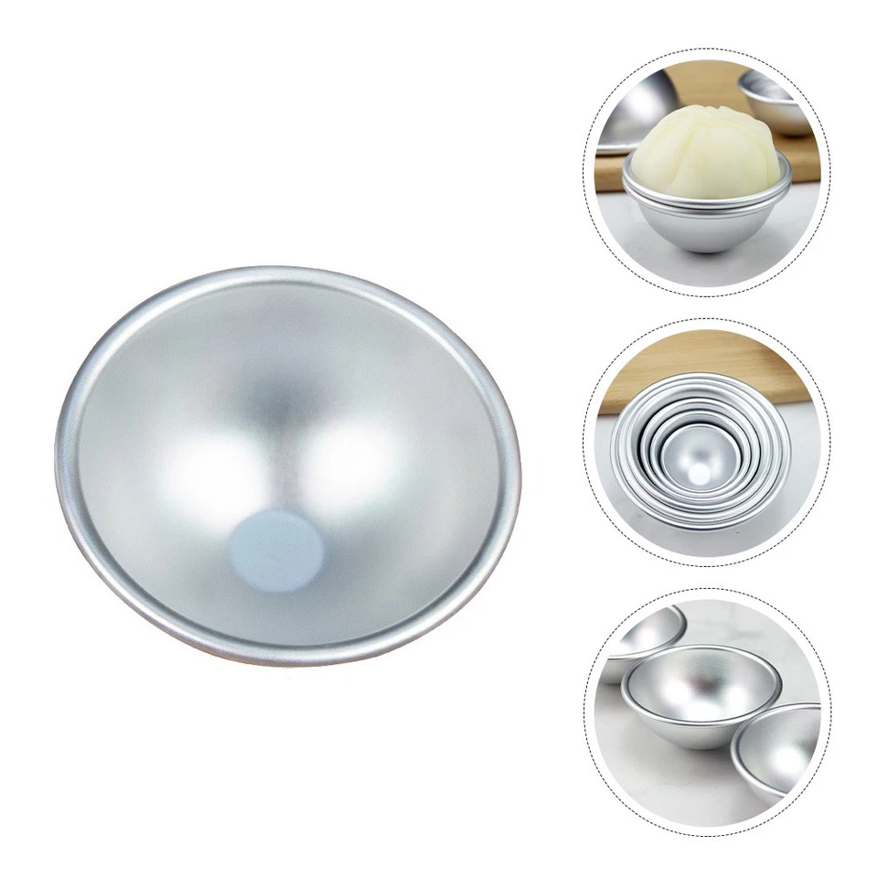 6 per torta in lega di alluminio, stampo antiaderente per muffin e cupcake - Immagine 2 di 4