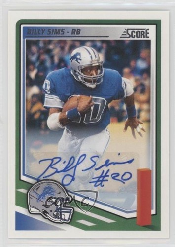 2025 Score Firme Billy Sims #233 Auto 1xd - Foto 1 di 3