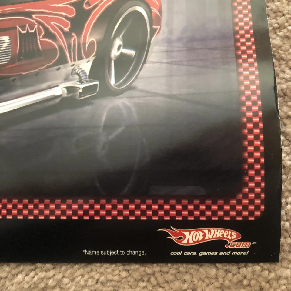 Hot Wheels Collectors 16 poster Lot New Models Poster Ford Maserati BMW Vintage - Image 4 of 4