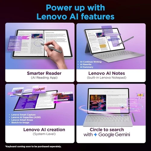 Lenovo Idea Tab Pro Gen 2 with Pen Plus | 13" Display 3.5K Resolution 256GB GREY - Picture 8 of 12