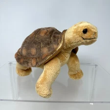 Wildlife Artists Tortoise Plush Stuffed Animal Brown Land Turtle Realistic 9"
