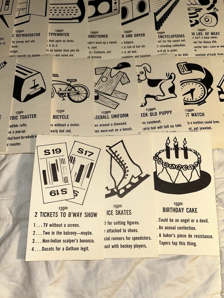 1961 Your Surprise Package Juego de Mesa Vintage, Game Show Juego de Mesa de Ideal Foto 3 de 4