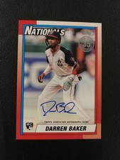 2025 Topps Update #90B2-DBA Darren Baker 1990 35th Anniversary RC ON-CARD AUTO