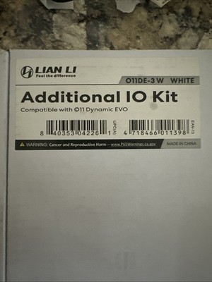 Lian Li O11D EVO Additional I/O Kit - O11DE-3W White